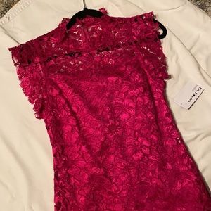 NWT EnFocus Studio Pink Lace Dress 4